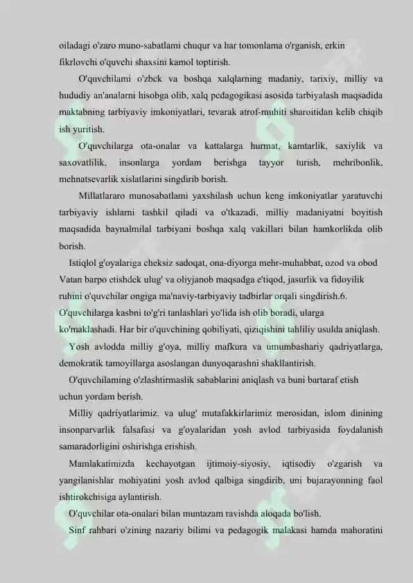Sinf rahbari ishini tashkil etish metodikasi.doc 6