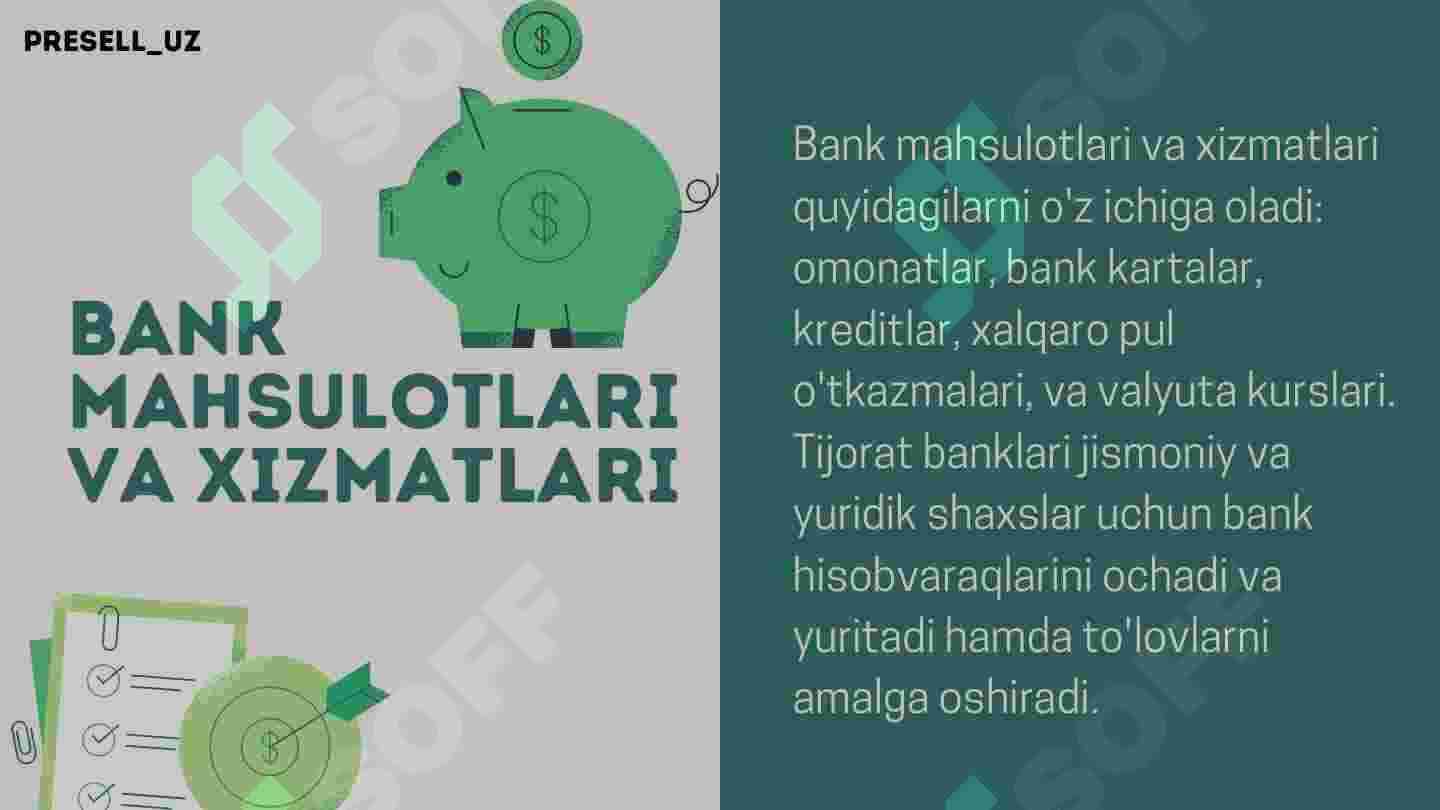 Bank tushunchasi va uning ahamiyati 4