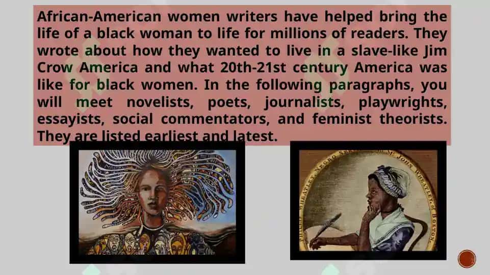 Afro-American writers of the 20th century 3