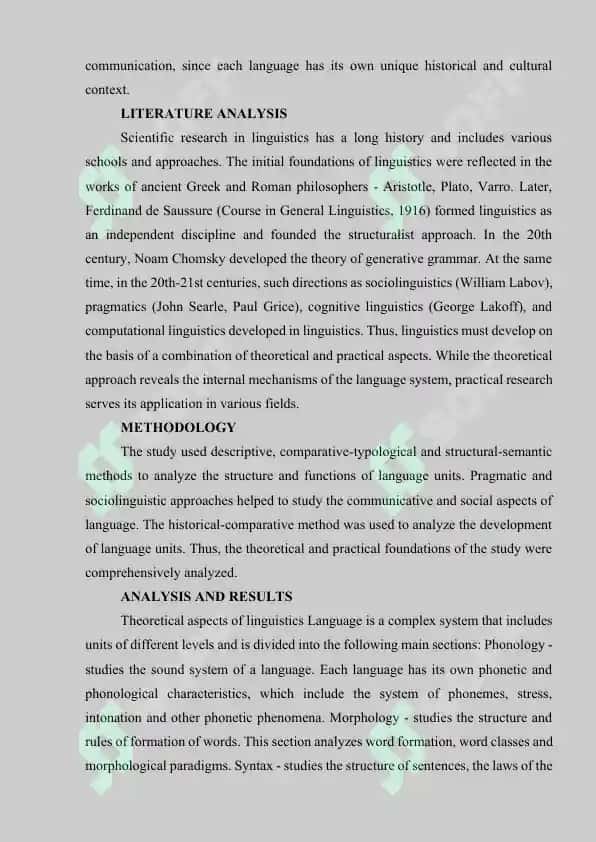 Theoretical and practical issues of linguistics 2