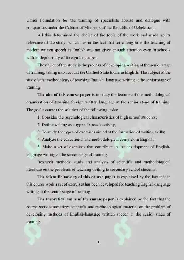 Developing Writing Skills 3