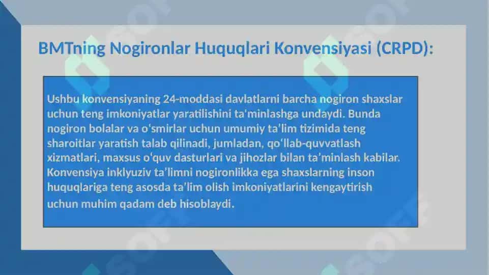 INKLUZIV TAʼLIMNING HUQUQIY ASOSLARI 3