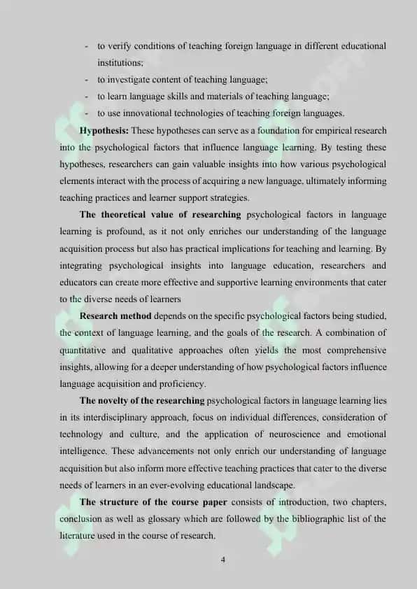 Psychological factors in language learning 4
