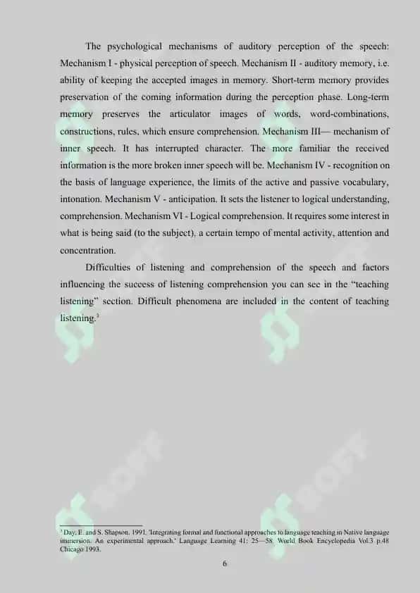 Psychological factors in language learning 6