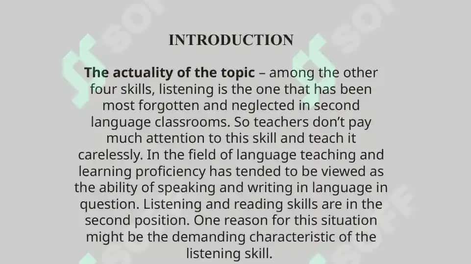 The improving listening skills 2