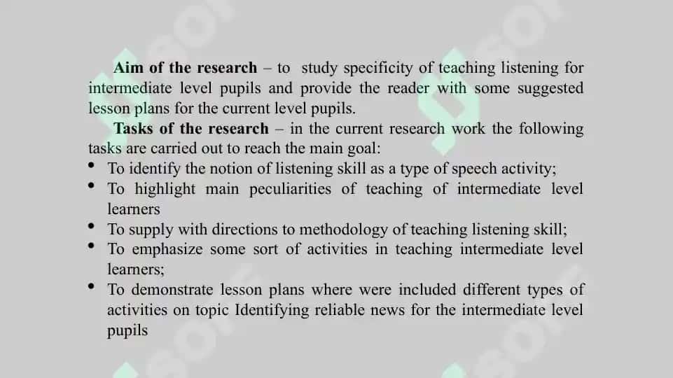 The improving listening skills 4