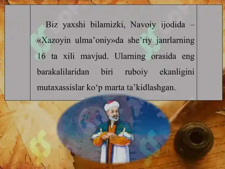 ALISHER NAVOIY RUBOIYLARI HAQIDA 3
