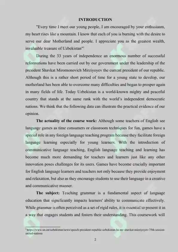 Teaching the grammar of English for young learners 2
