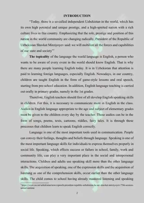 THEORITICAL FOUNDATION OF TEACHING SPEAKING SKILLS 2