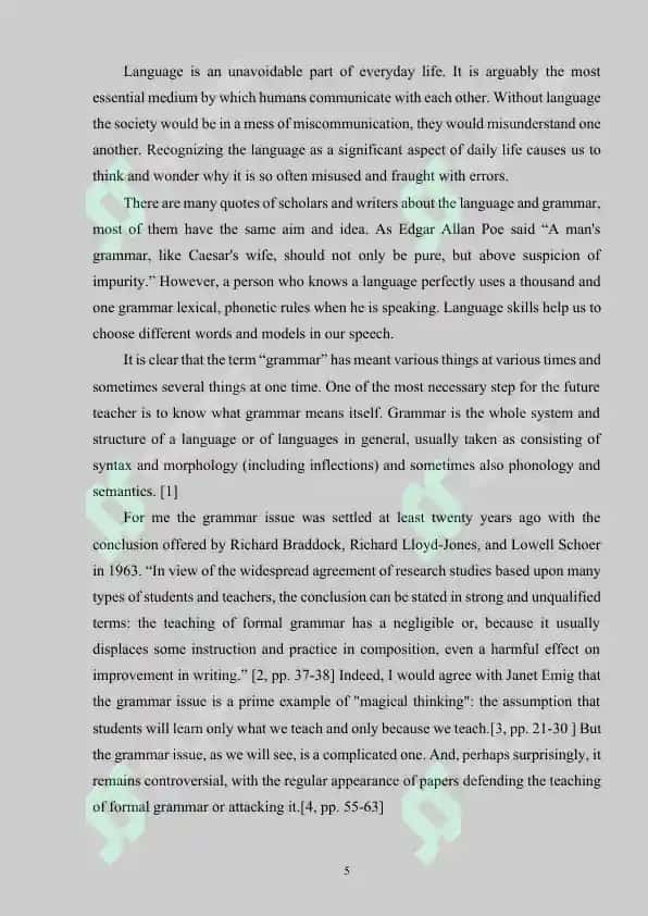 THE ROLE OF DIRECT METHOD IN TEACHING ENGLISH 5