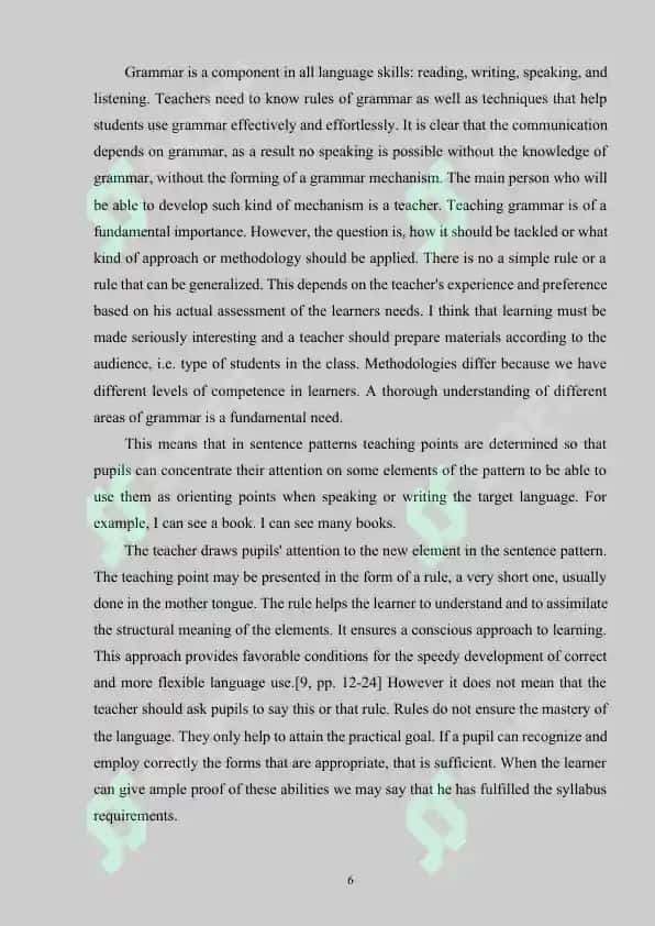 THE ROLE OF DIRECT METHOD IN TEACHING ENGLISH 6