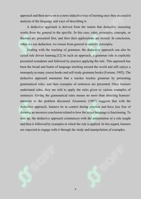 THE ROLE OF DIRECT METHOD IN TEACHING ENGLISH 8