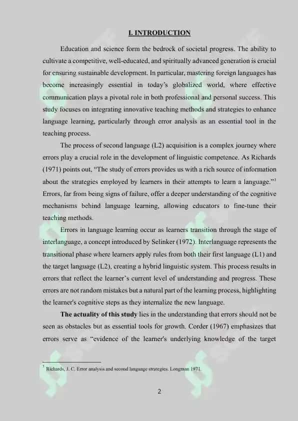 Errors in language teaching 2