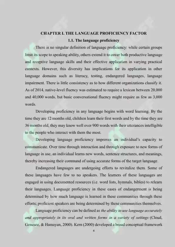 FOREIGN LANGUAGE TEACHERS COMPETENCE 4
