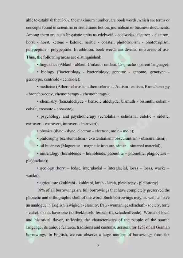 COMPARATIVE ANALYSIS OF LATIN AND GERMANIC LANGUAGE 3