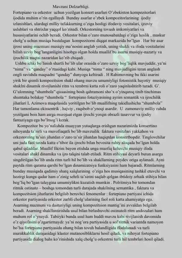 O'zbekiston Orkestorlari 5