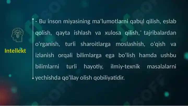 Sun’iy intellektning asosiy tushunchalari va ta’riflari 4
