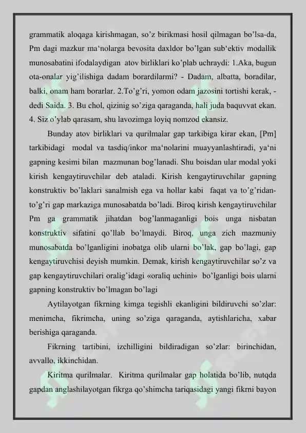 Murakkab sintaktik butunliklar 4