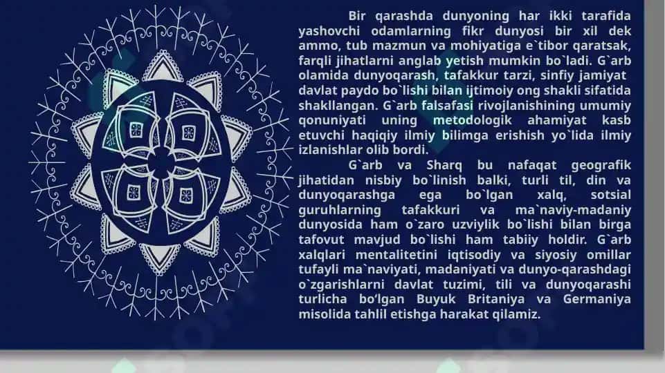 Milliy mentalitet xususiyatlari 7
