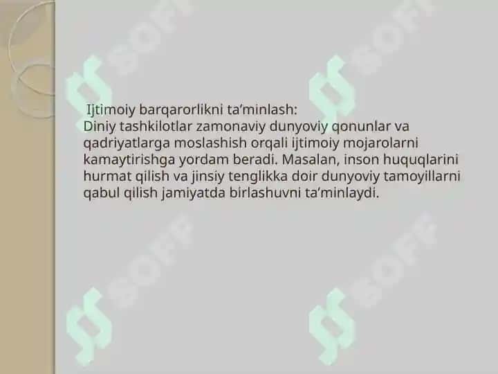 Diniy tashkilotlarning zamonaviy dunyoviy me’yorlariga moslashuvining ahamiyati 3