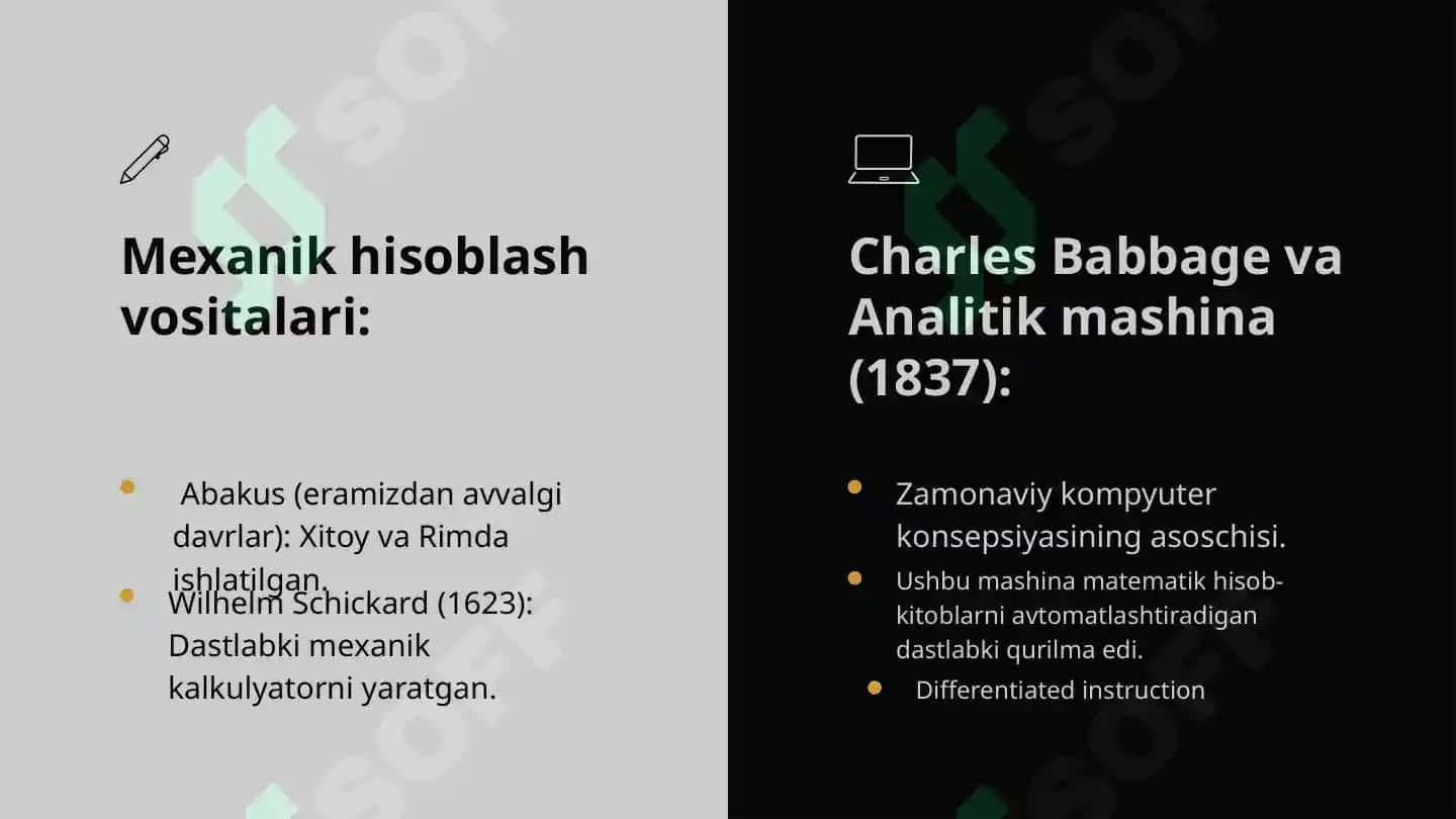 Informatika rivojiga ta’sir ko’rsatgan asosiy ixtirolar va shaxslar 4