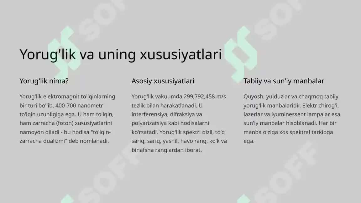 Yorug'likning sinish va qaytish qonuni . 3
