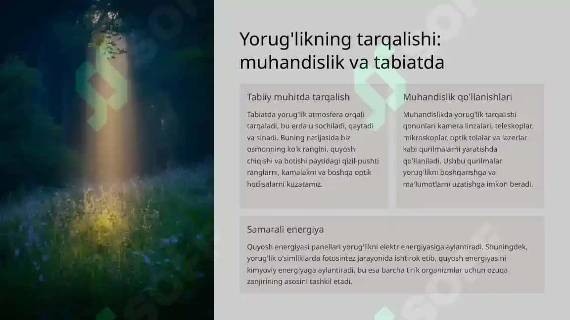 Yorug'likning sinish va qaytish qonuni . 4