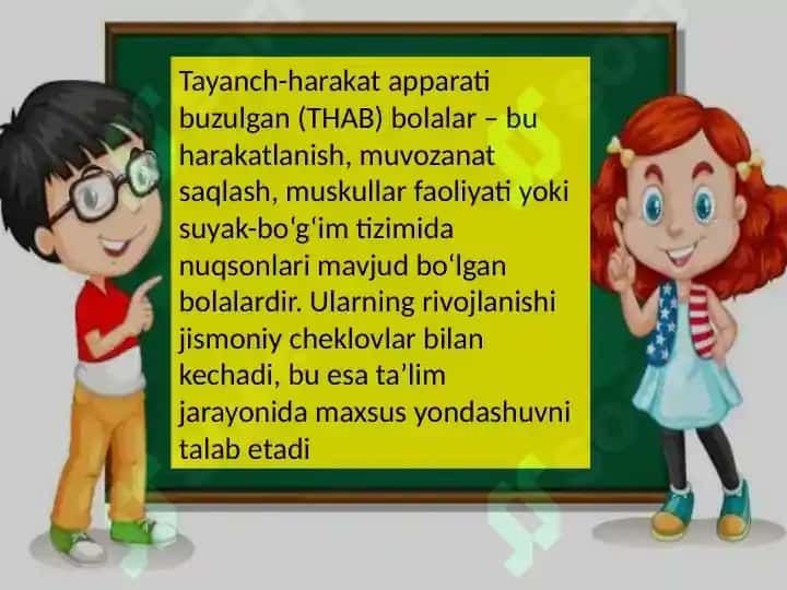 Tayanch harakat aparati buzulgan óquvchilarni koreksion óqitish 2
