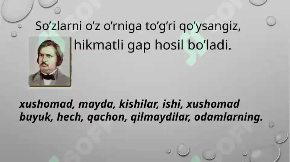 Kasbga oid matn tuzish 4