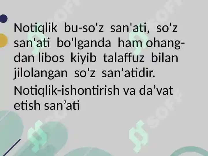 Notiqlik san’ati 1-amaliy mashg’ulot 2