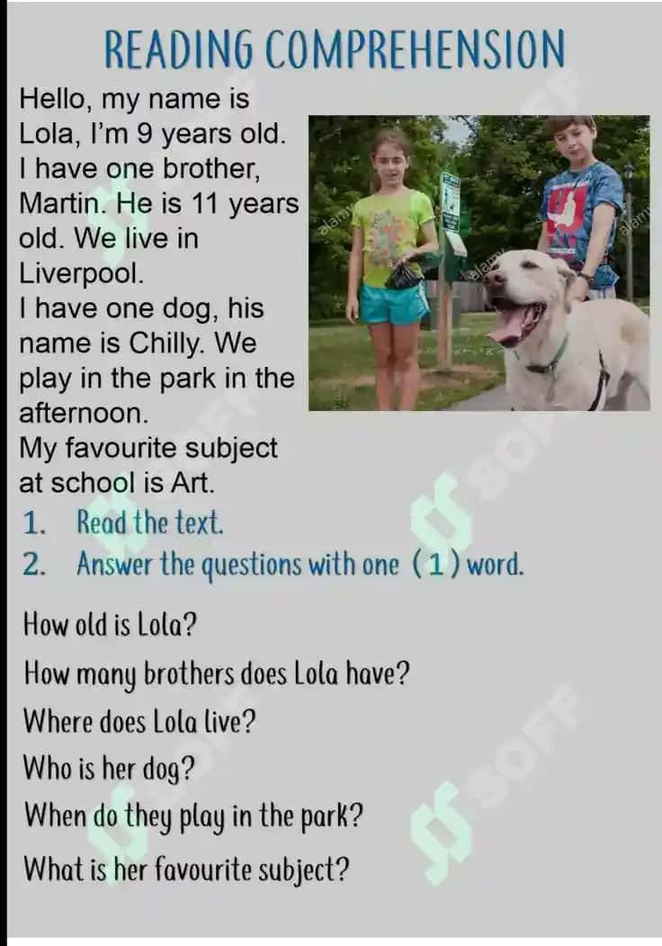 English easy readings with questions 2