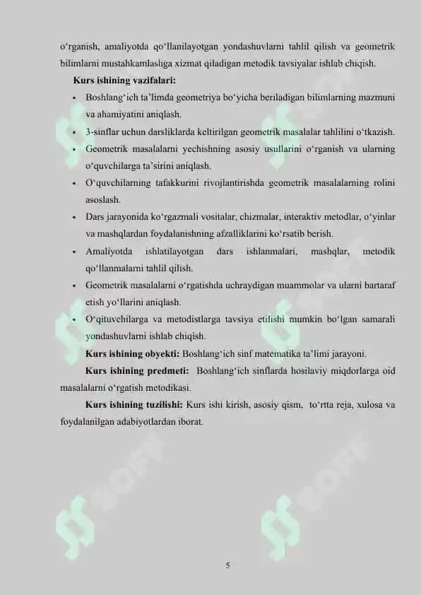 3-sinflarda geometrik materialga doir masalalar yechish usullari 5