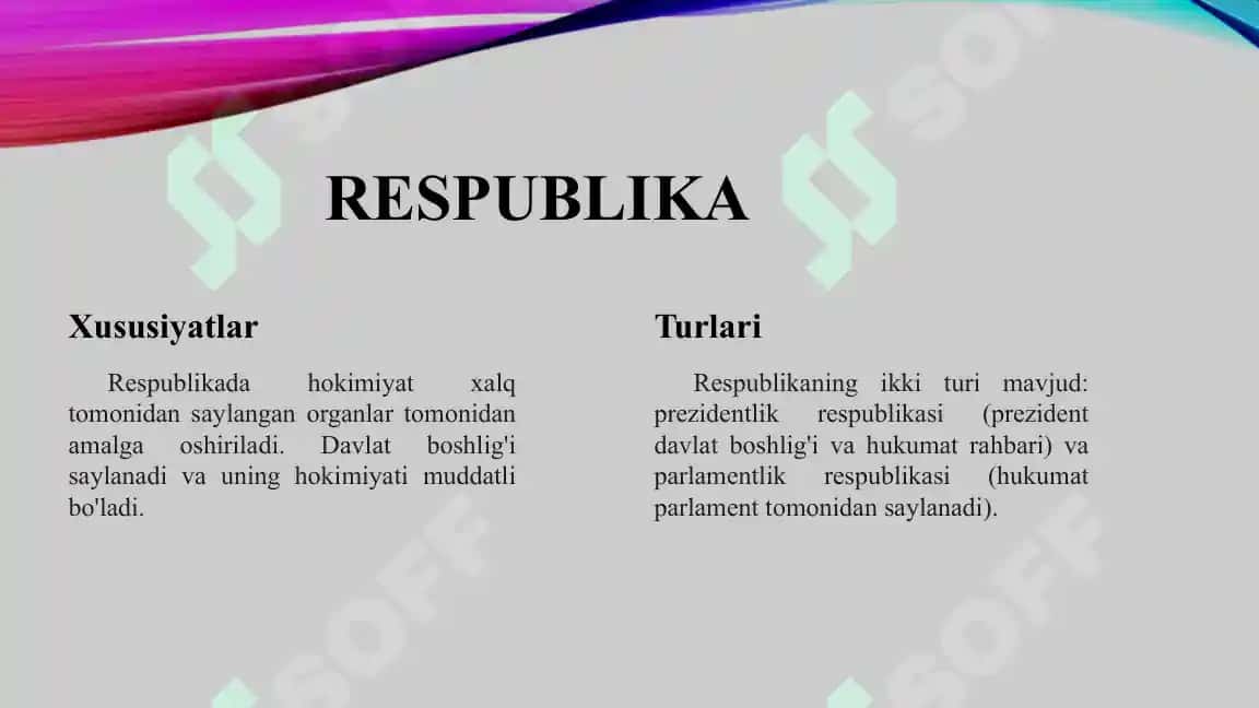 Siyosiy rejim va uning asosiy turlari 7