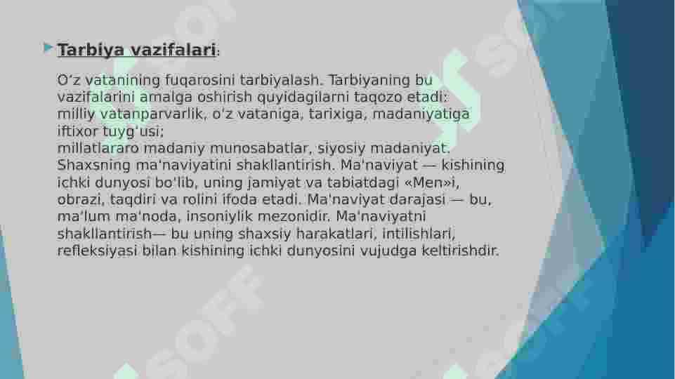 TARBIYA SAN`ATI VA TEXNOLOGIYASI 5
