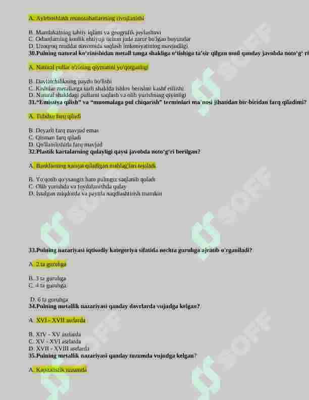 Bank ishi test 6
