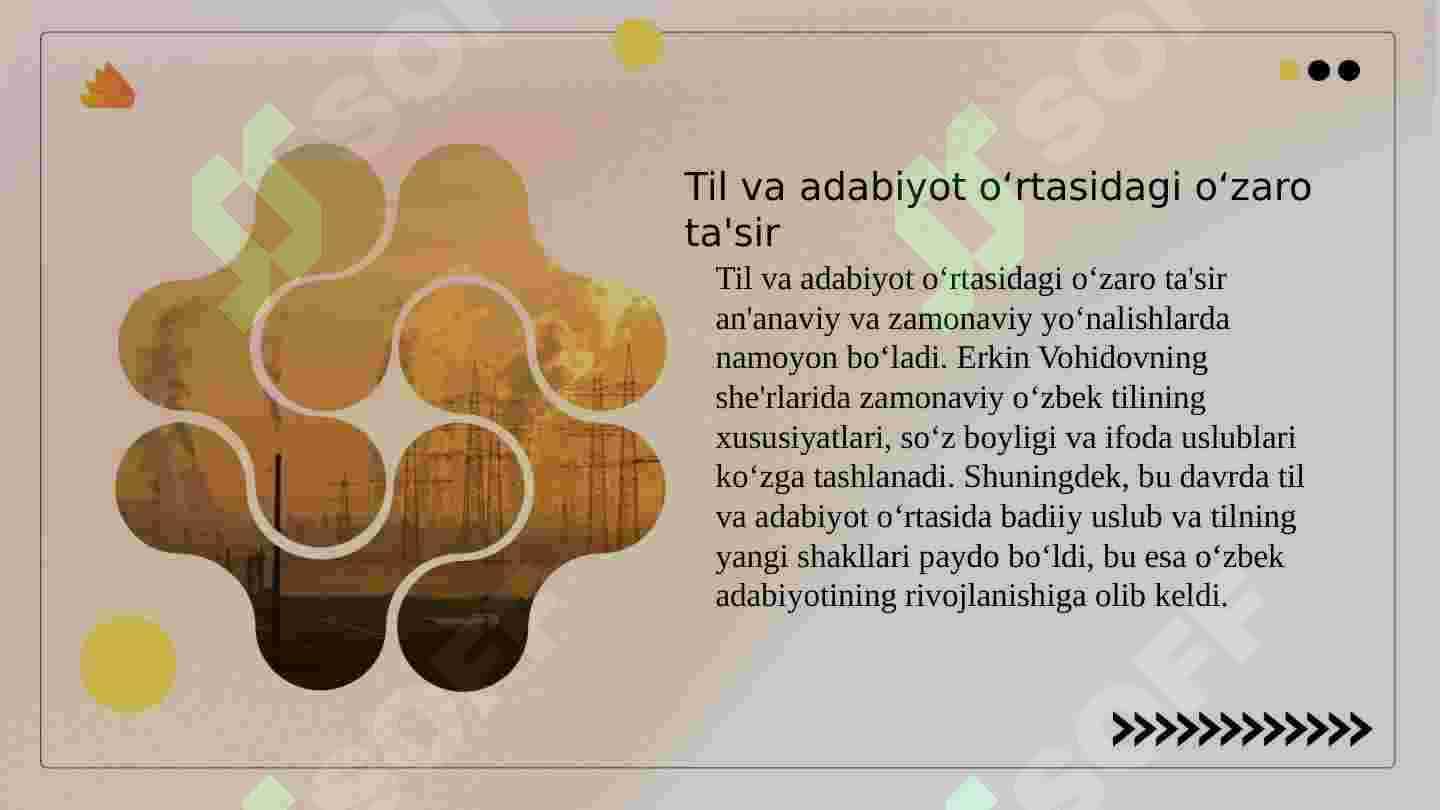 XX asr ozbek adabiyotining  til xususiyatlari 4
