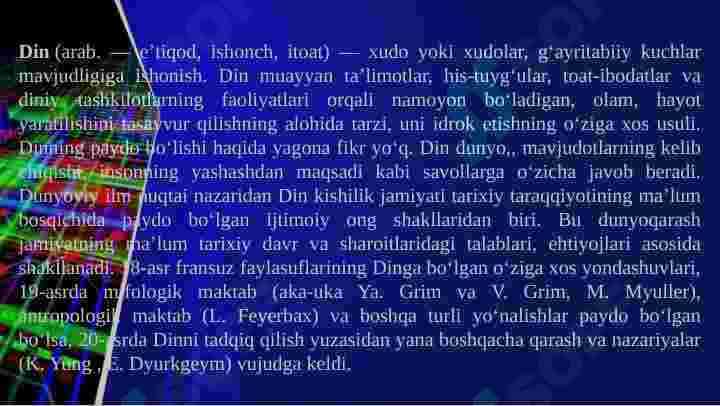 Ijtimoiy muhit,diniy an’analar va komil insonning shakllanishi 3