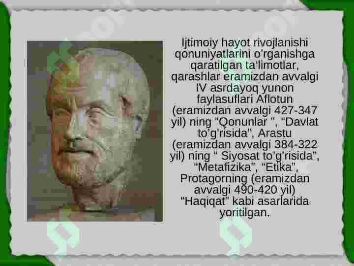 Sharq mutafakkirlarining sotsiologik qarashlari 4