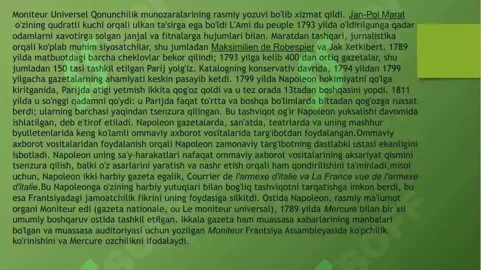 Fransiya jurnalistikasi 8