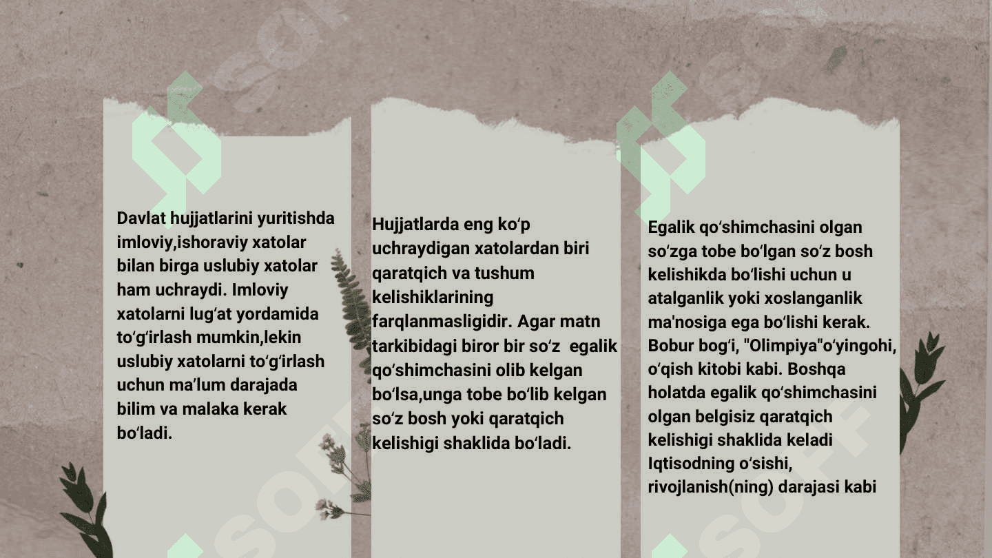 Xatolar bilan ishlashda imloviy va uslubiy savodxonlik 4
