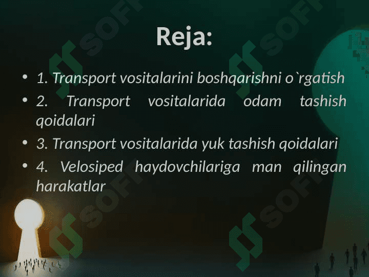 Transport vositalaridan foydalanish tartibi 2