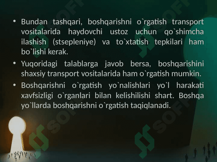 Transport vositalaridan foydalanish tartibi 8