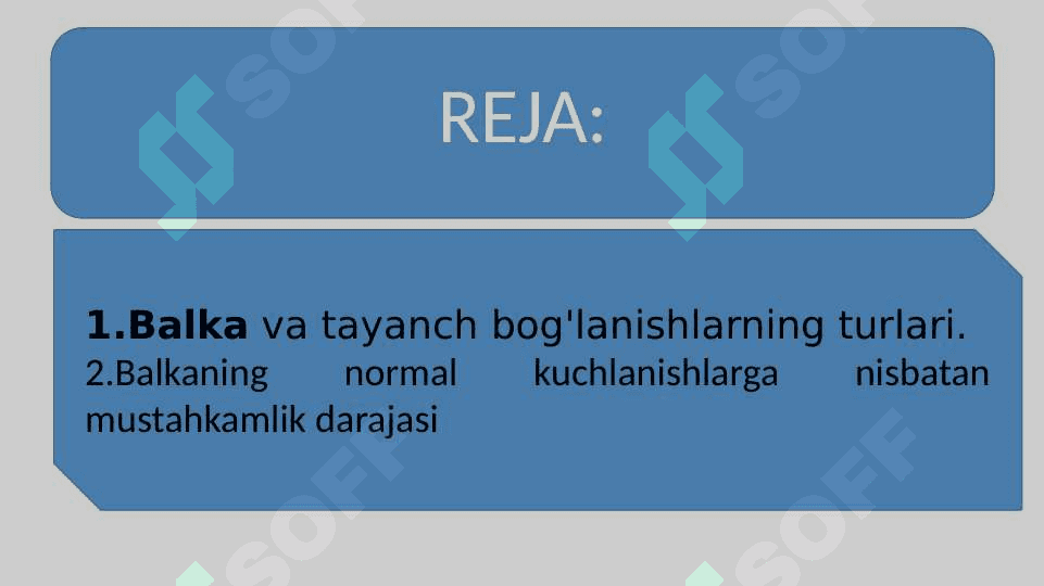 Balkaning normal kuchlanishi 2
