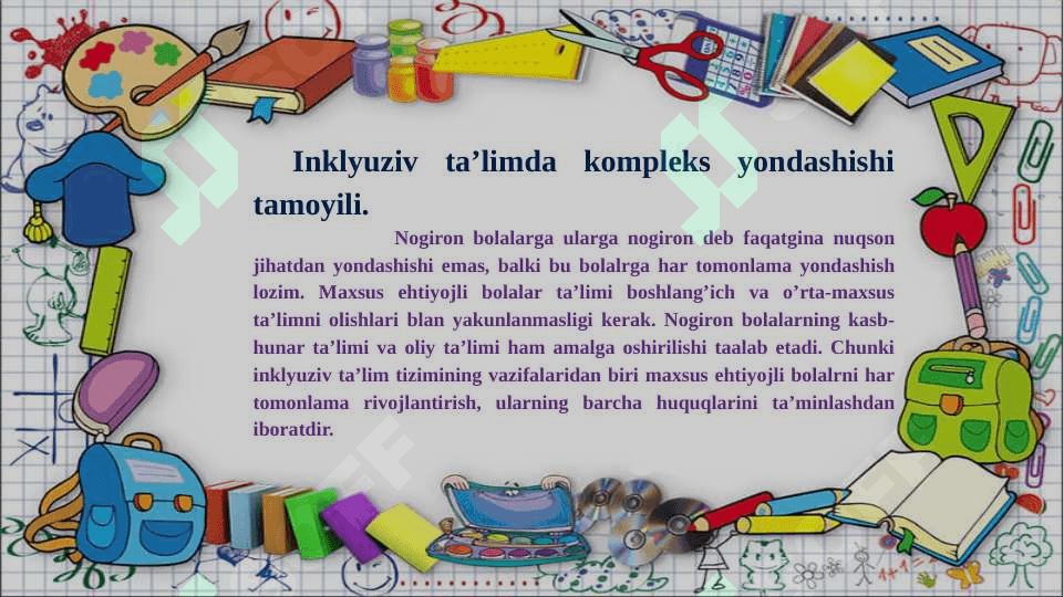 Boshlangʻich taʼlimda inklyuziv taʼlimning mazmuni 8