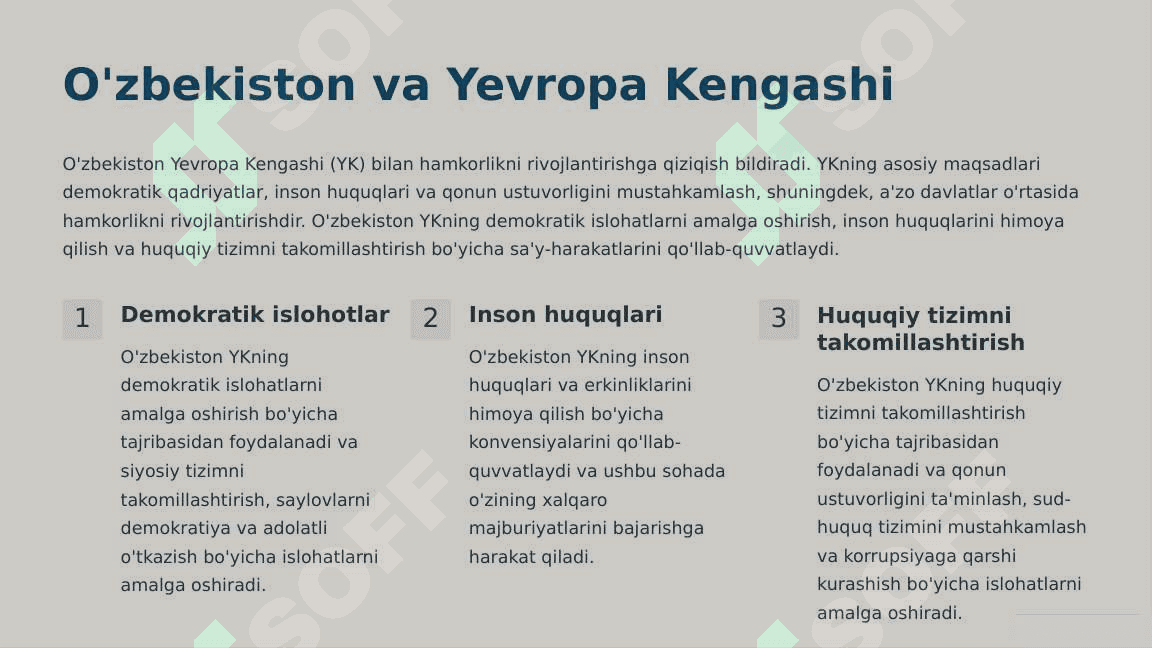 O'zbekistonning xalqaro tashkilotlar bilan aloqalari 3