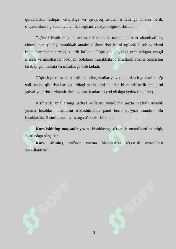 Boshlang'ich sinfda yozma hisoblash algoritmini o'rgatish 3