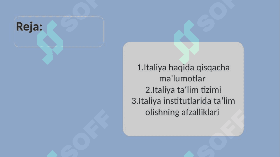 Italiya taʼlim tizmi 2