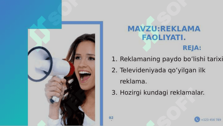REKLAMA FAOLIYATI 2