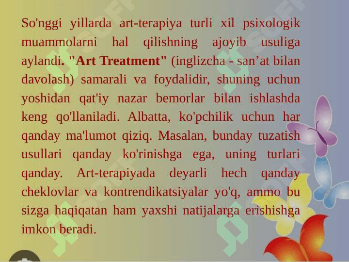 Art terapiyaning fan sifatida shakllanishi 3