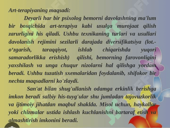 Art terapiyaning fan sifatida shakllanishi 6